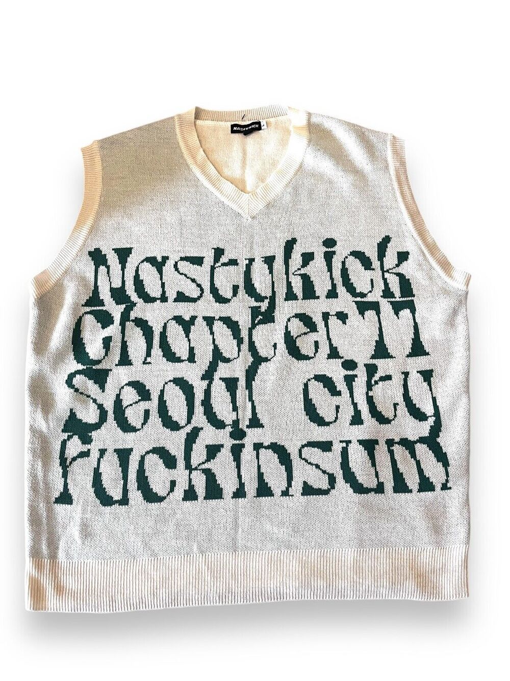 Nastykick Seoul City Chapter 77 Acrylic Oversized Vest Size Large